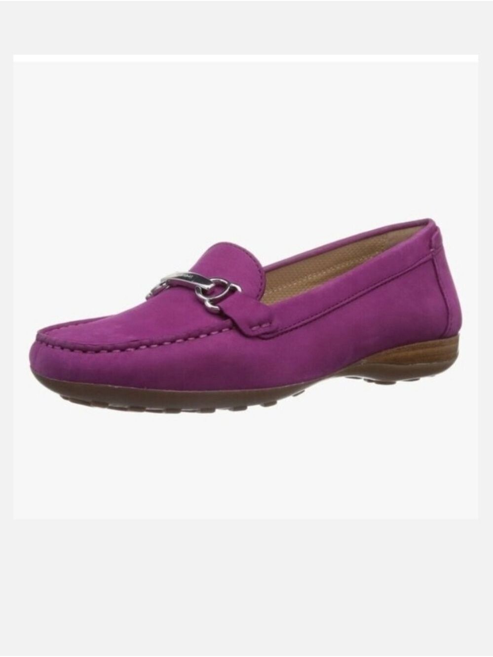 GEOX | Respira Fuchsia Pink Suede Loafers Sz 37